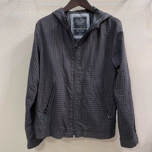 Men’s Heritage 1981 Plaid Zip-Up Hoodie – Size Large